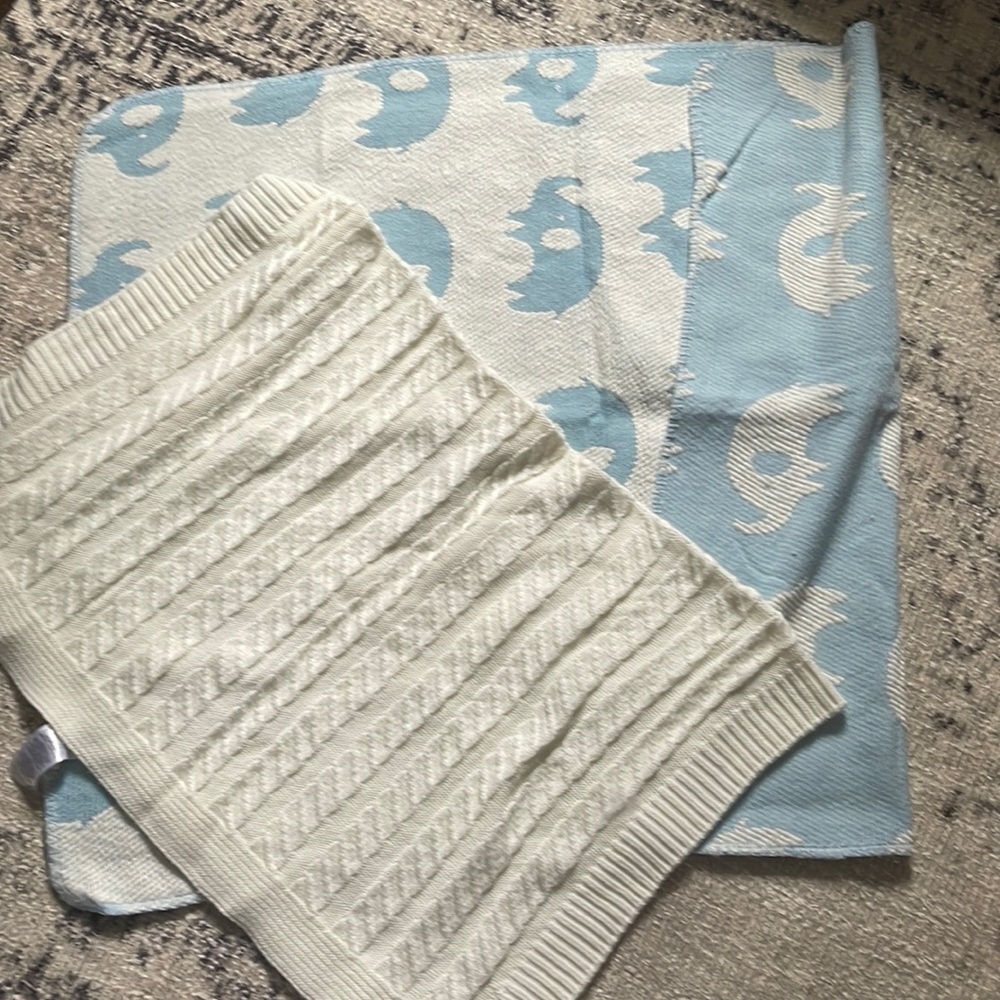 Pottery Barn baby blanket